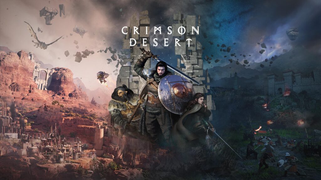 Crimson Desert fantasy world from PS5 upcoming games in 2026 with epic battles
