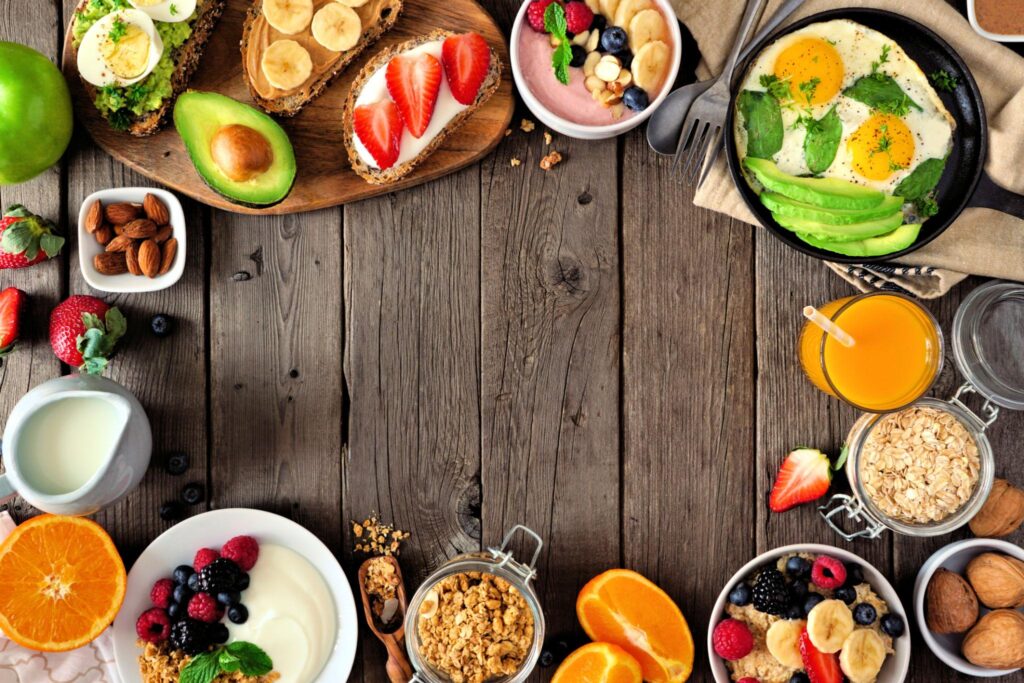 Best daily nutrition plan for a healthy body breakfast meal